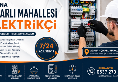 Adana Çınarlı Mahallesi Elektrikçi